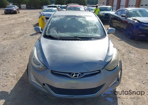 2015 Hyundai Elantra Limited z USA, uszkodzony, nr VIN KMHDH4AE3FU322589